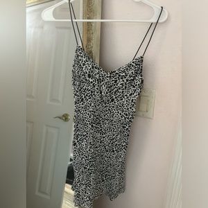 Kendall + Kylie Dalmatian mini sundress.